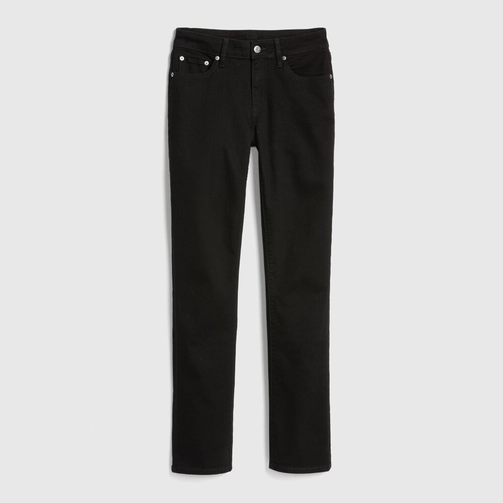 GAP Women Straight Leg Jeans in Black